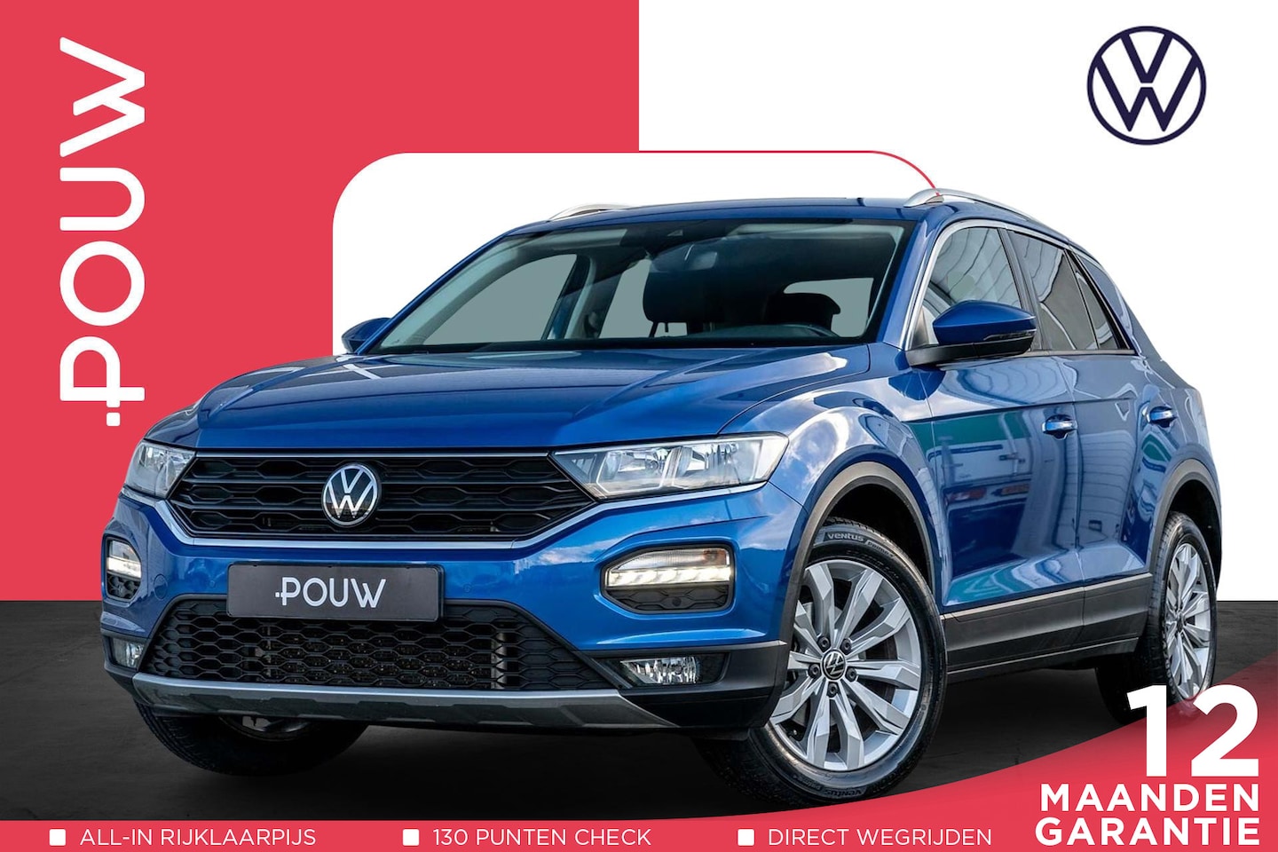 Volkswagen T-Roc - 1.0 TSI 115 pk Style Business | Navigatie | Trekhaak | Camera | Adaptieve Cruise - AutoWereld.nl