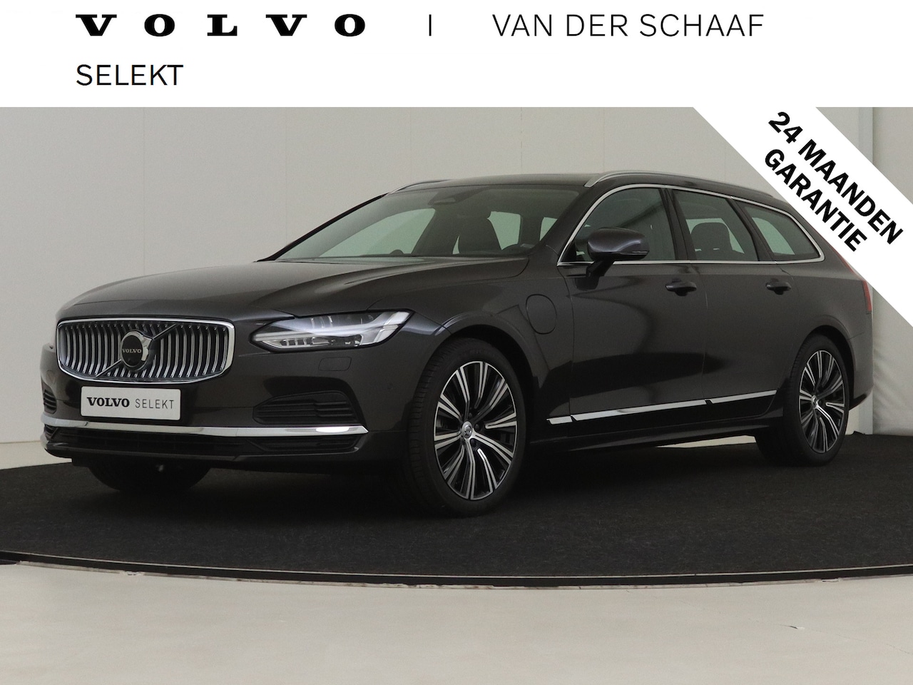 Volvo V90 - T6 Plug-in hybrid AWD Ultimate Bright | Bowers & Wilkins | Trekhaak | Massage | Luchtverin - AutoWereld.nl