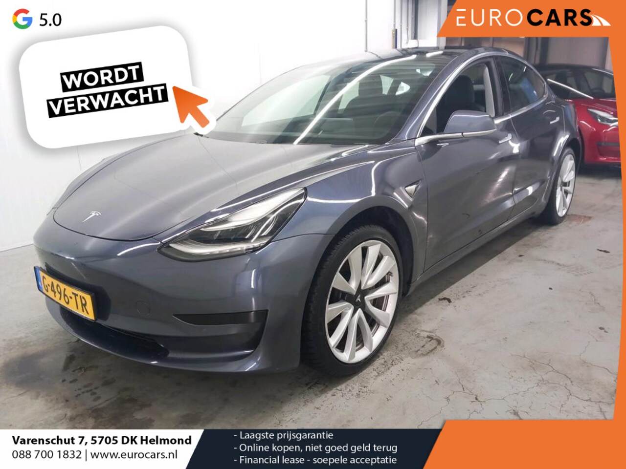 Tesla Model 3 - Standard RWD Plus 60 kWh Autopilot+Full Self Driving Navi PDC VA Camera 19" LM Velgen - AutoWereld.nl