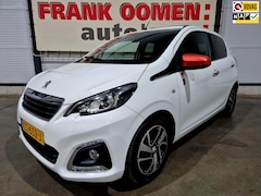 Peugeot 108 - 1.2 Puretech 82PK Roland Garros + NAP|Dealer OH|Cabrio top|Keyless|Camera|Climate control|