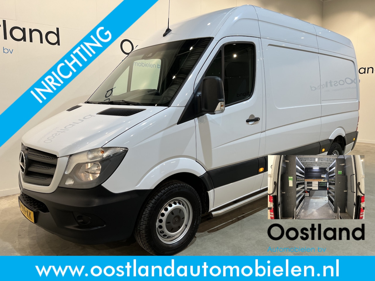 Mercedes-Benz Sprinter - 311 2.2 CDI L2H2 RWD Servicebus / Bott Inrichting / Euro 6 / 220 V. / Oprijplaat / Airco / - AutoWereld.nl