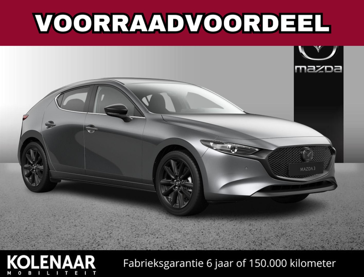 Mazda 3 - Automaat 2.0 e-Sky-G 150 Homura /€7200,- BPM-voorraadvoordeel/Direct rijden! - AutoWereld.nl