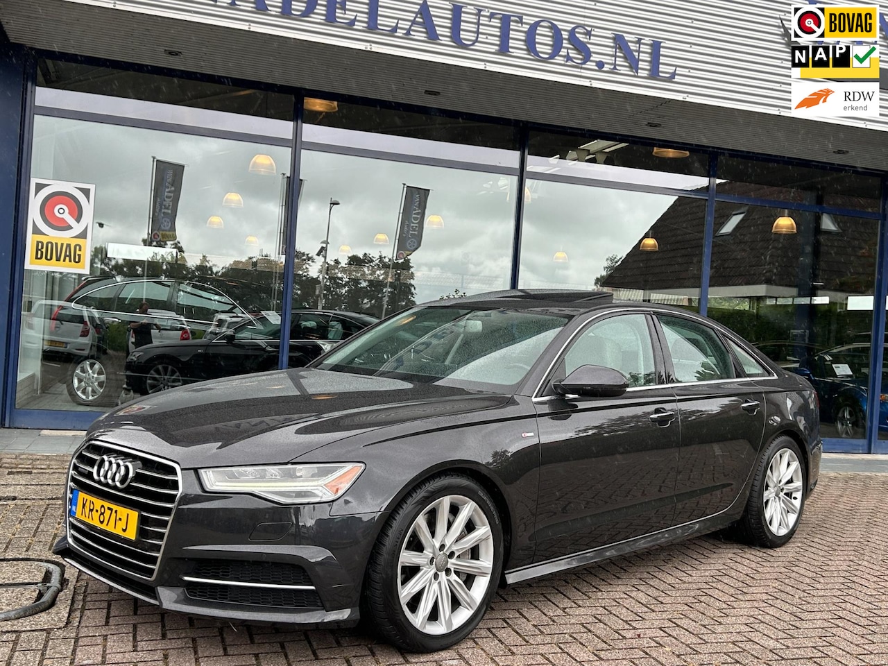 Audi A6 Limousine - 2.0 TFSI quattro Premium 252PK S-Line Full-LED Leder El.Schuif/Kanteldak El.Stoelen +Verw. - AutoWereld.nl