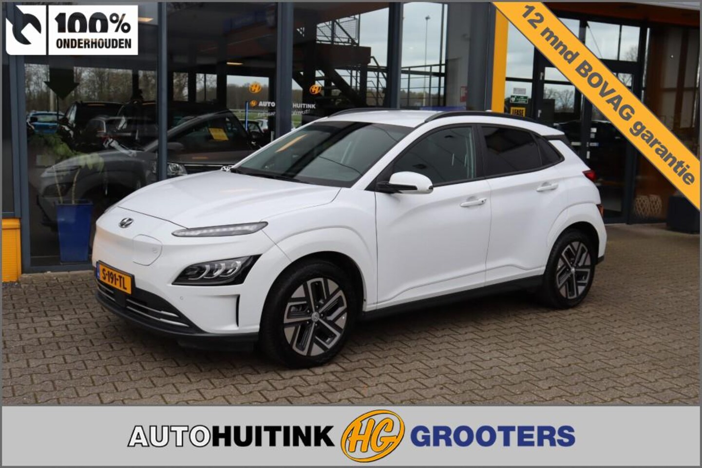 Hyundai Kona - EV 64kWh Premium - Navi - camera  - stoel/stuur verw. - head up - AutoWereld.nl