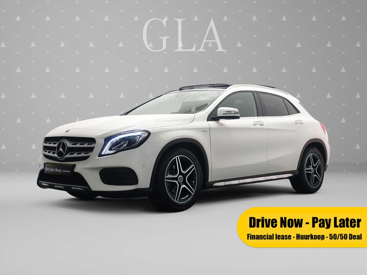 Mercedes-Benz GLA-Klasse - 200 AMG Premium Plus Aut- Panoramadak I Navi I ECC I Xenon Led I Stoelverw. I 72 dkm ! - AutoWereld.nl