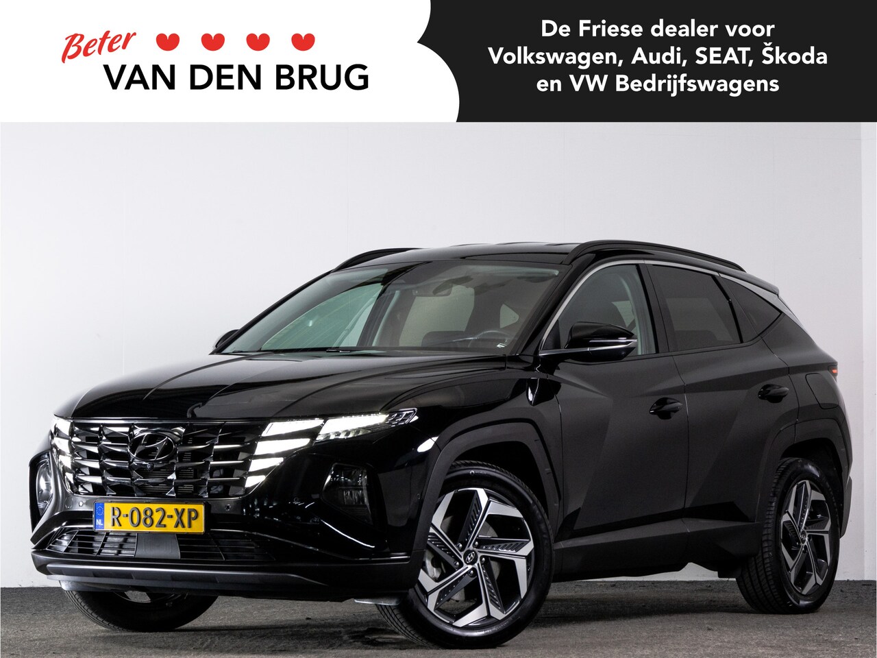 Hyundai Tucson - 1.6 T-GDI HEV 230pk Premium | 360 Camera | Elec. klep | 19 inch | Leder | Stoelverwarming - AutoWereld.nl