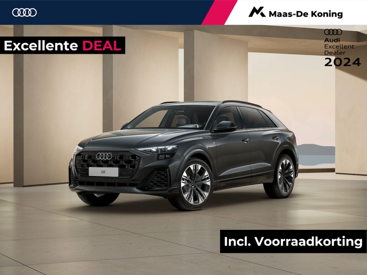 Audi Q8 - 55 TFSI e quattro Pro Line S · B&O sound systeem · Comfortsleutel · Panoramadak · Optiekpa - AutoWereld.nl