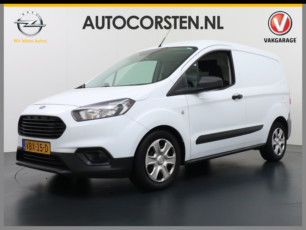 Ford Transit Courier - TDCI Airco Navigatie Cruise C. Lat-om-lat chuifd.-R Deuren-A. Dakrails S Elektr.Ramen+Spie - AutoWereld.nl