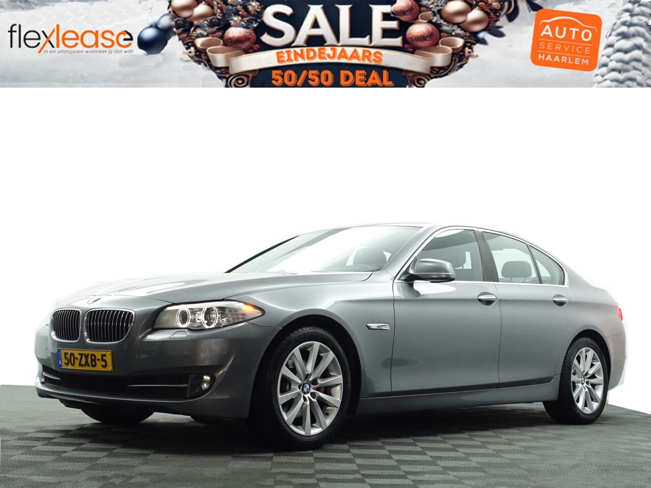 BMW 5-serie - 520i M Sport Aut- Xenon Led, Stoelverwarming, Virtual Cockpit, Dynamic Select, Park Assist - AutoWereld.nl