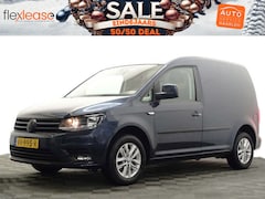 Volkswagen Caddy - 2.0 TDI Euro 6 L1H1 BMT Highline+ Full map Navi, Cruise, Airco, PDC, Grijs Kenteken