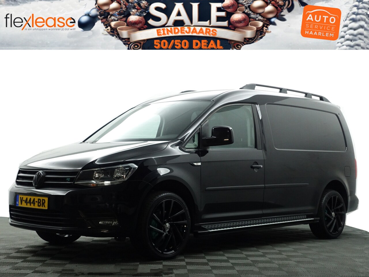 Volkswagen Caddy Maxi - 2.0 TDI Euro 6 L2 R-line Brembo Aut- Treeplanken, Cruise, Clima, Park Assist, Led - AutoWereld.nl