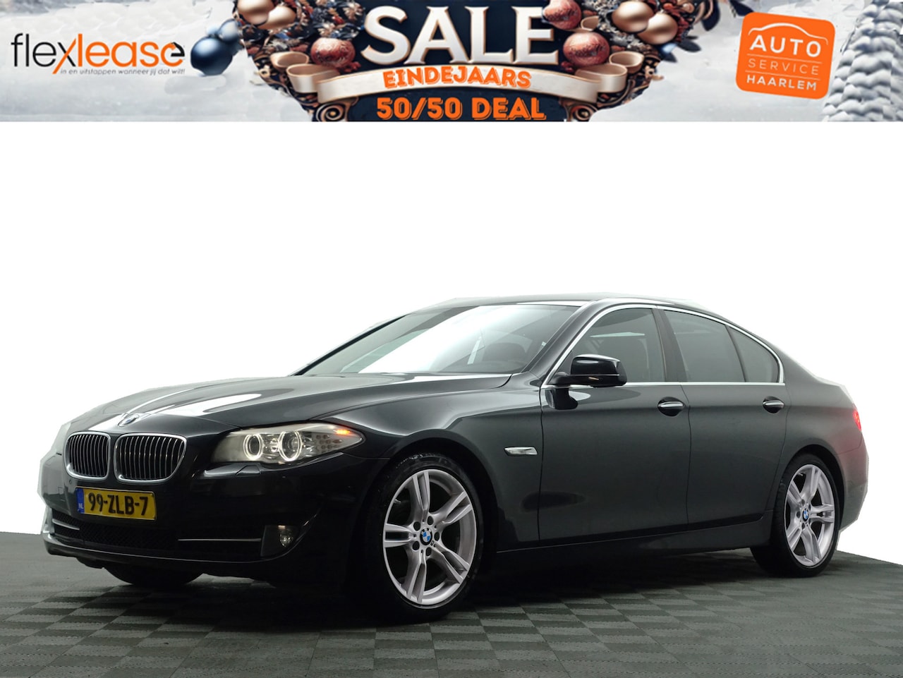 BMW 5-serie - 528i High Executive Aut- Sport Leder Interieur, Park Assist, Stoelverwarming, Xenon Led, S - AutoWereld.nl