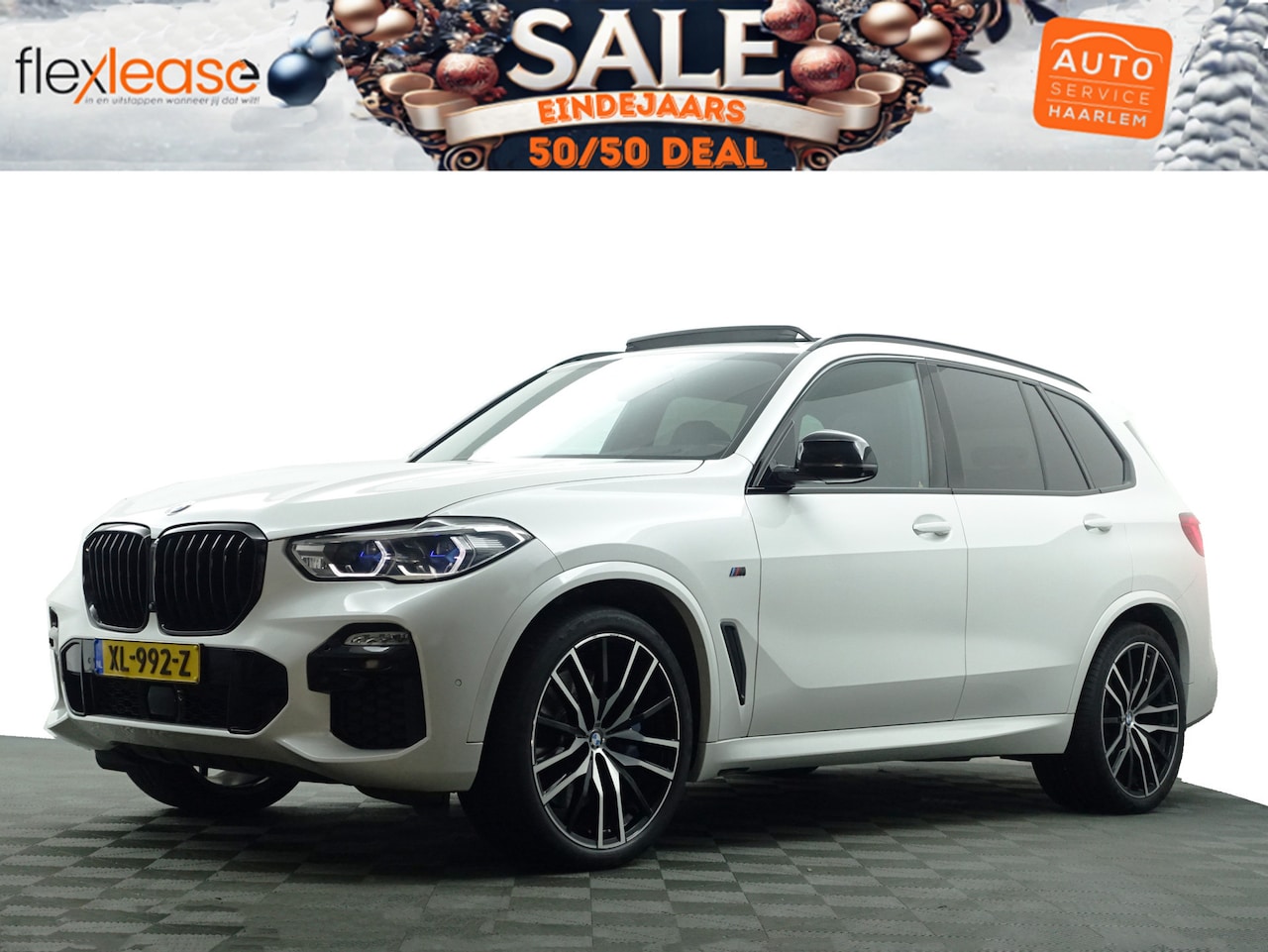 BMW X5 - xDrive40i M Sport Shadowline Aut- Panoramadak, Laser Led, Stoelventilatie, Stuur/Stoelverw - AutoWereld.nl