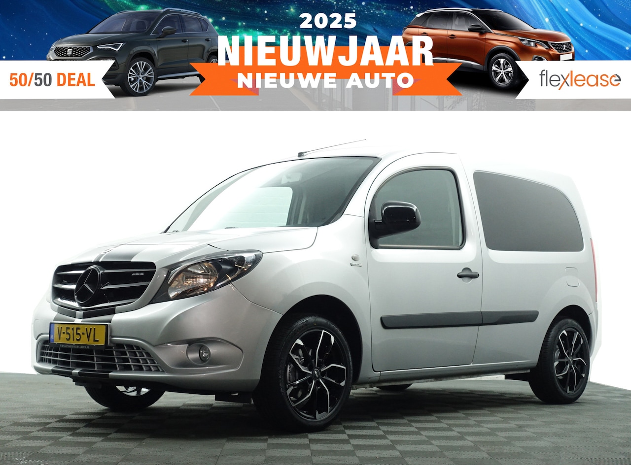 Mercedes-Benz Citan - 109 CDI Euro 6 AMG Night Edition- Clima, Bluetooth Audio, Elek Pakket, Grijs kenteken - AutoWereld.nl