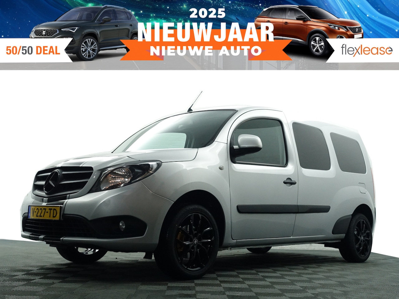 Mercedes-Benz Citan - 109 CDI Euro 6 Extra Lang AMG Night Edition- Camera, Navi, Clima, Comfort Interieur, Park - AutoWereld.nl