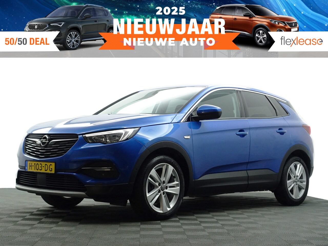 Opel Grandland X - 1.2 Turbo Executive Aut- Comfort Interieur, Park Assist, Lane Assist, CarPlay, Navi, Clima - AutoWereld.nl