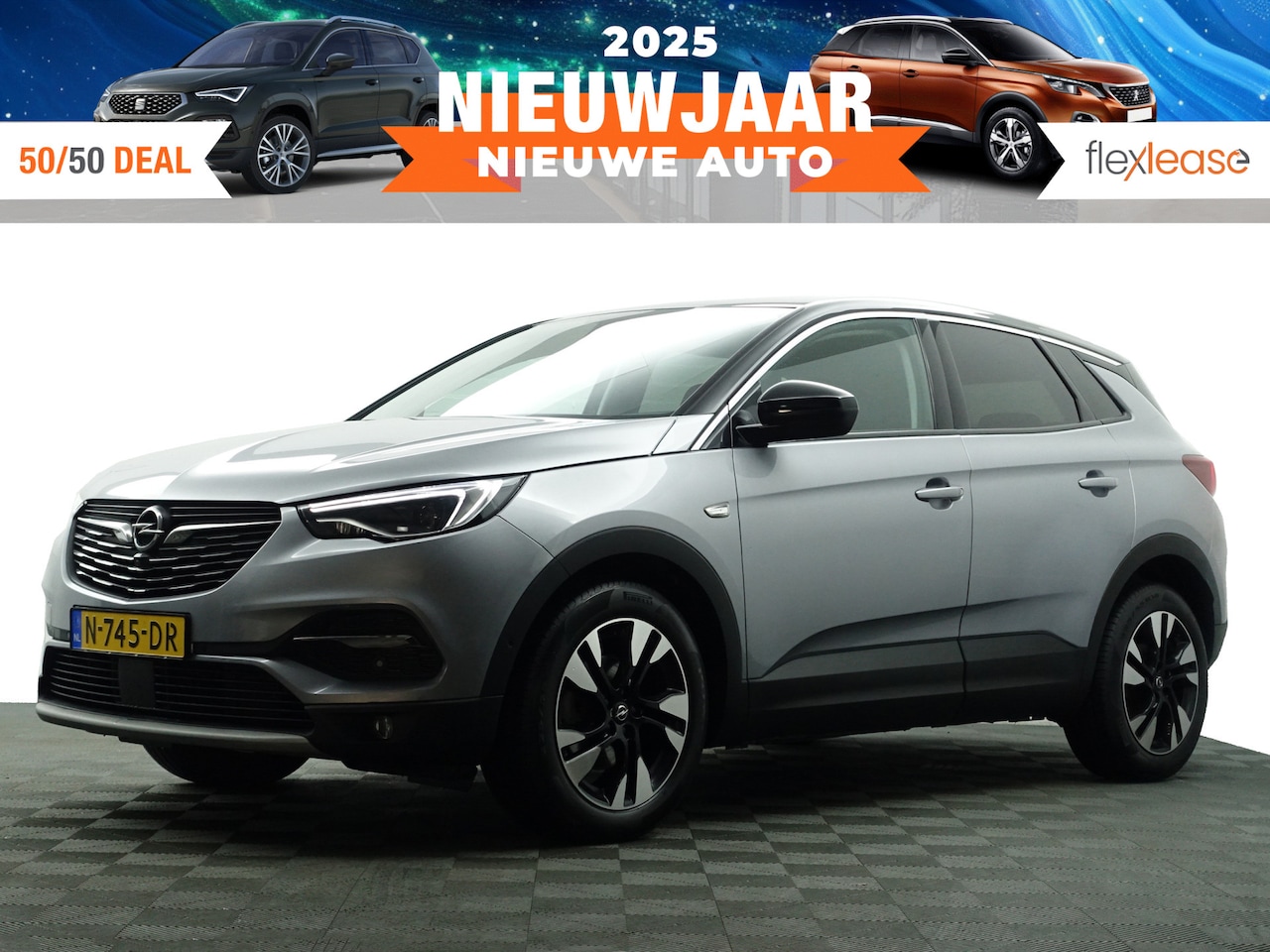 Opel Grandland X - 1.2 Turbo Business Elegance Aut- Two Tone, CarPlay, 360 Camera, Sfeerverlichting, Ada Crui - AutoWereld.nl