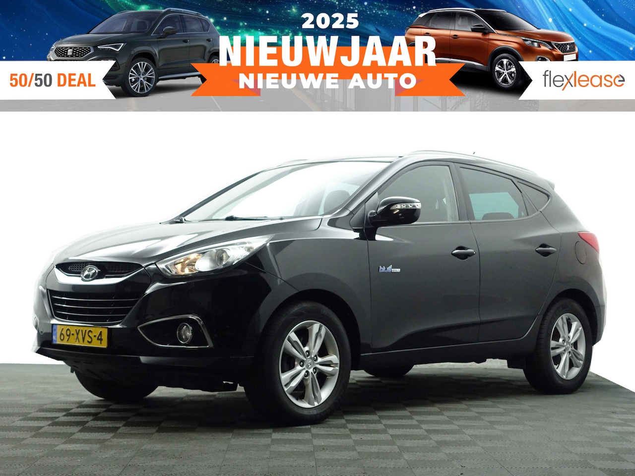 Hyundai ix35 - 1.6i GDI Business Edition- Camera, Navi, Clima, Cruise, Trekhaak, Leder Interieur - AutoWereld.nl