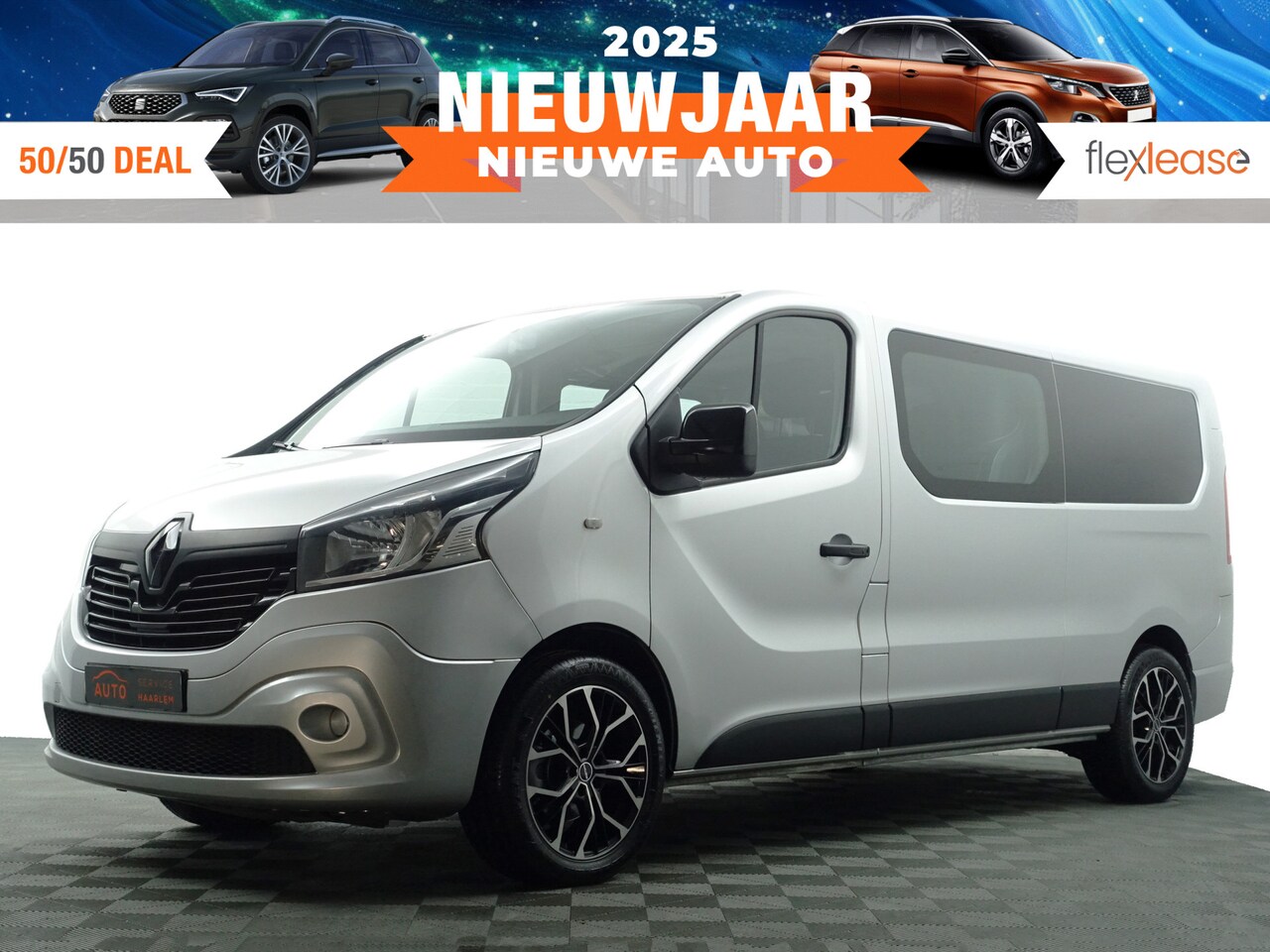 Renault Trafic - 1.6 dCi Euro 6 T29 L2 Sportline- Dubbele Cabine, 5/6 Pers, Keyless, Park Assist, Cruise, C - AutoWereld.nl