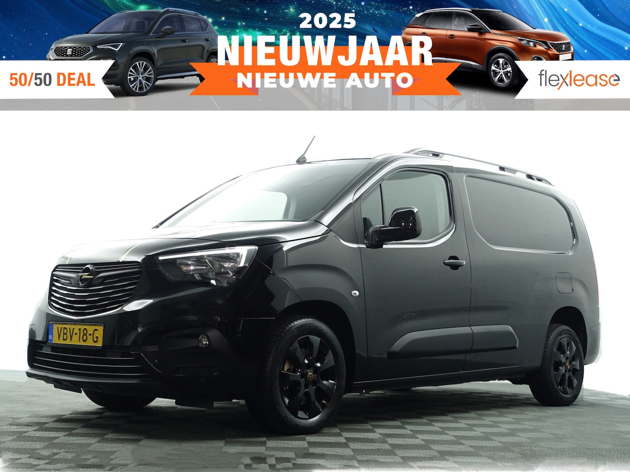 Opel Combo - 1.5D Euro 6 L2 Sport Edition- 3 Pers, Sport Leder, Stuurverwarming, Camera, Park Assist, G - AutoWereld.nl