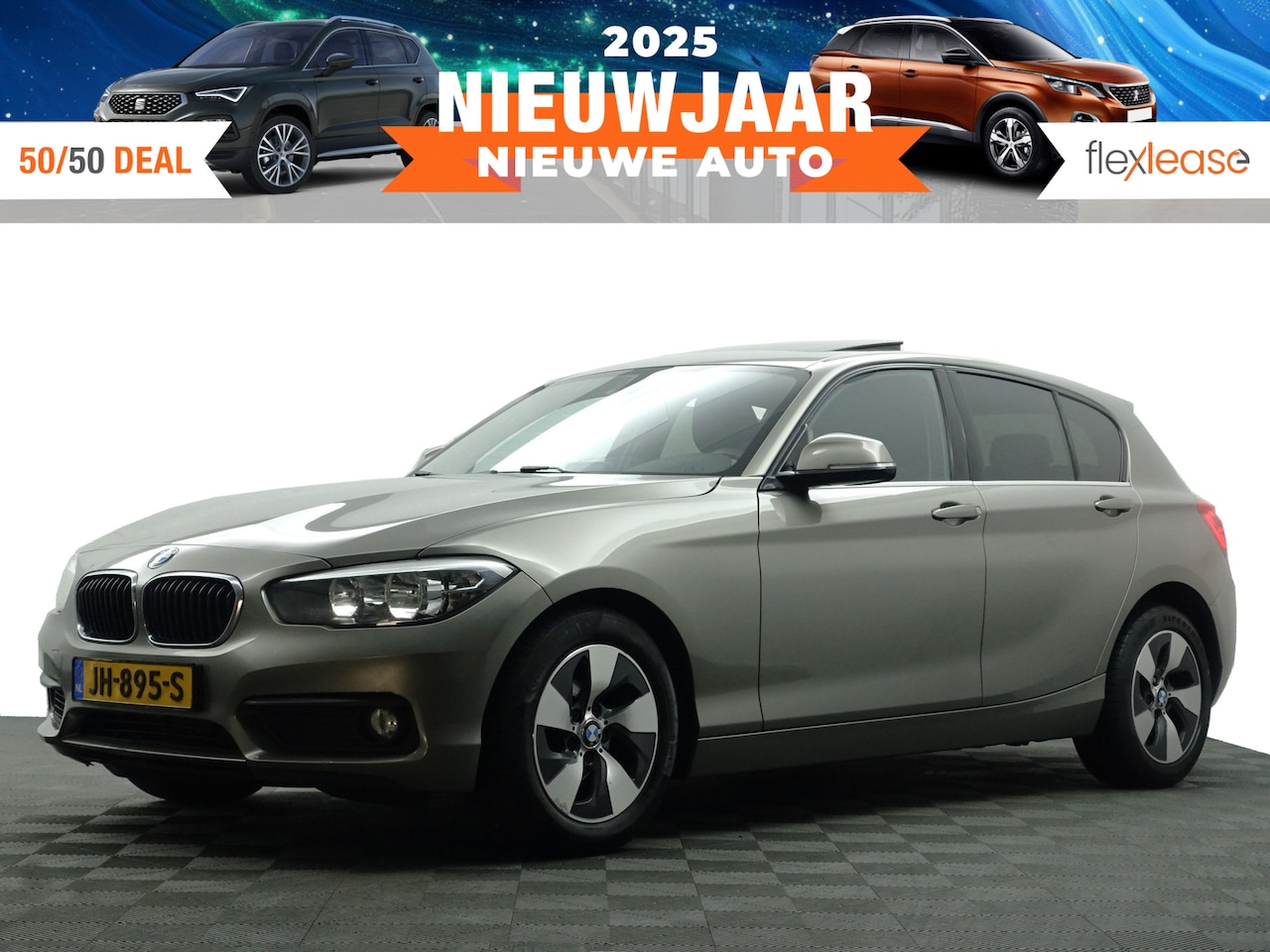 BMW 1-serie - 118i High Executive Aut- Schuifdak, Led, Stoelverwarming, Park Assist, Dynamic Select, Sfe - AutoWereld.nl