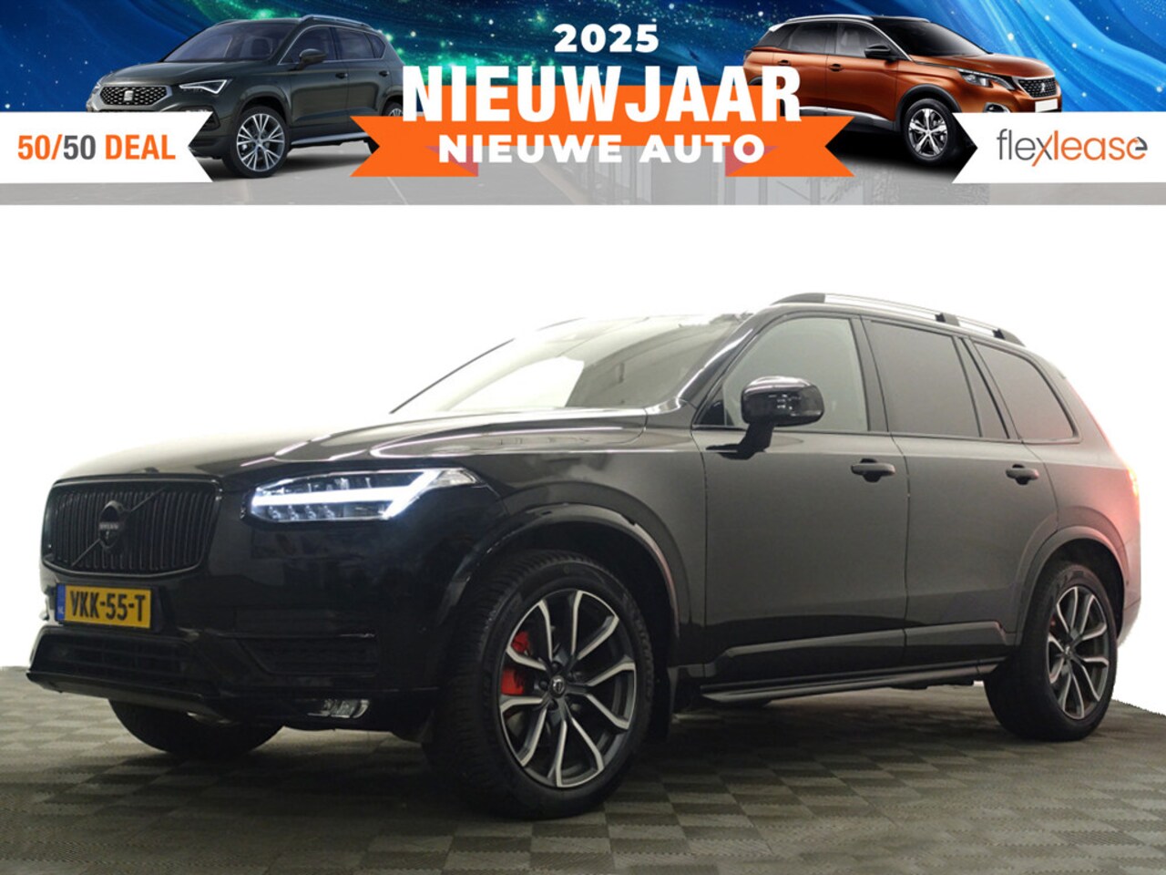 Volvo XC90 - 2.0 D5 Euro 6 4WD R-Design Aut- 360 Camera, Xenon Led, Navi, Memory, Sport Leder, Grijs Ke - AutoWereld.nl