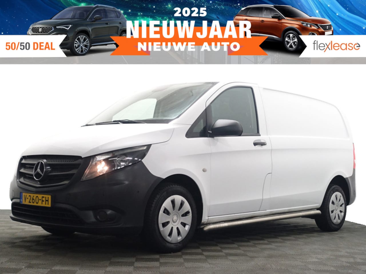 Mercedes-Benz Vito - 114 CDI Euro 6 Lang Aut- Camera, Navi, Sidebars, Dynamic Select, Clima, Cruise - AutoWereld.nl