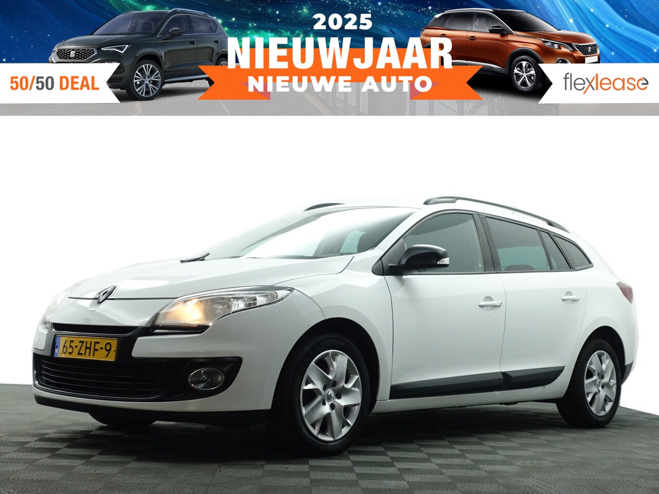 Renault Mégane Estate - 1.5 dCi Expression Park Assist, Navi, Cruise, Clima, Trekhaak, Dealer onderhouden, Nap 101 - AutoWereld.nl