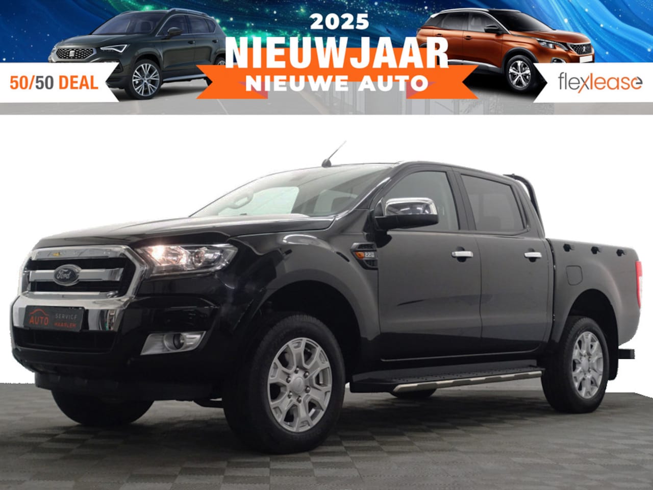 Ford Ranger - 2.2 TDCi Euro 6 4X4 Wildtrack 160Pk Supercab Aut- 2 Pers, Clima, Sidebars, Trekhaak, Sport - AutoWereld.nl