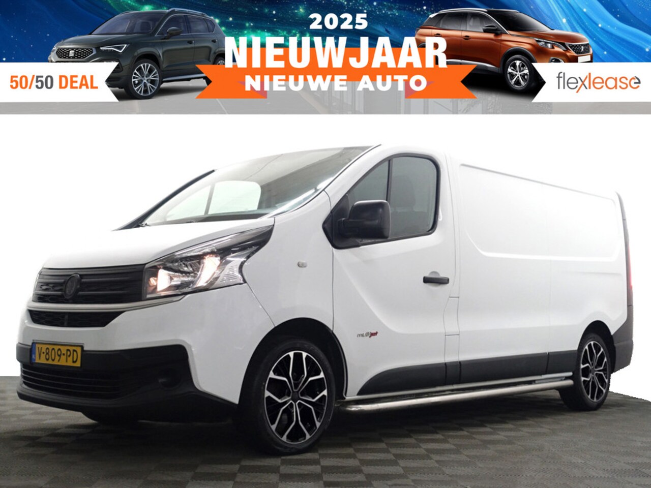 Fiat Talento - 1.6 MJ Euro 6 L2- 3 Pers, Ecc, Bluetooth Audio, Elek pakket, Grijs kenteken - AutoWereld.nl