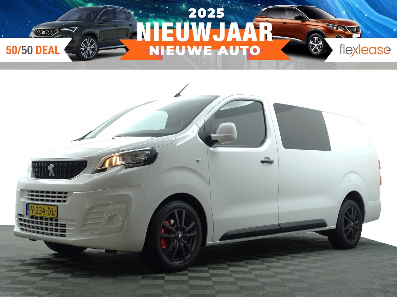 Peugeot Expert - 231S 2.0 BlueHDI Euro 6 120 Premium Pack- Dubbele Cabine, 6 Pers, Park Assist, Trekhaak, C - AutoWereld.nl