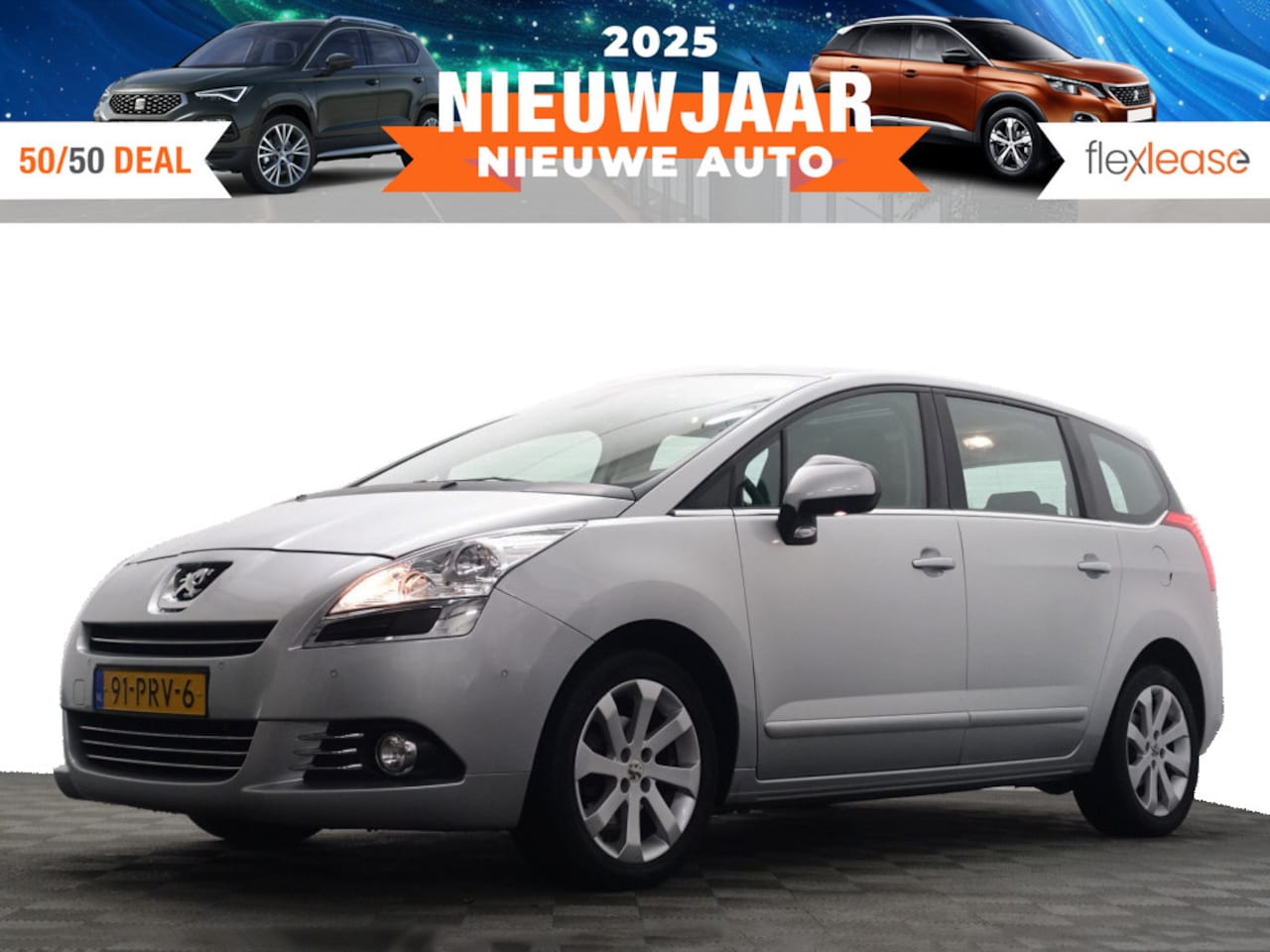 Peugeot 5008 - 1.6 VTi Allure- Panodak, Navi, Clima, Cruise, Park Assist - AutoWereld.nl