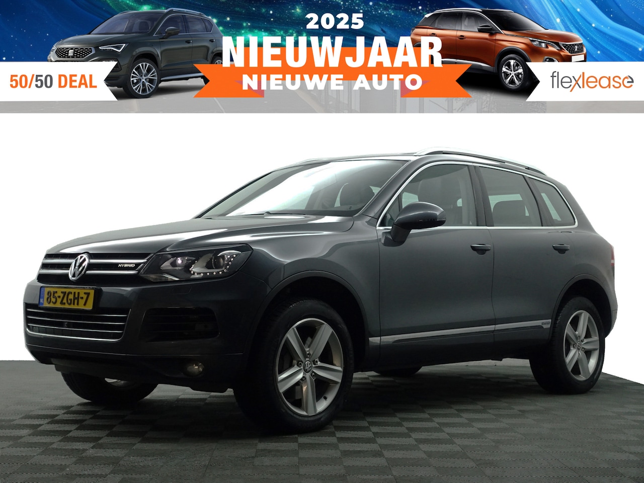 Volkswagen Touareg - 3.0 TSI Hybrid Highline Aut- Panodak, Luchtvering, 360 Camera, Dynaudio, Elek Trekhaak, Xe - AutoWereld.nl