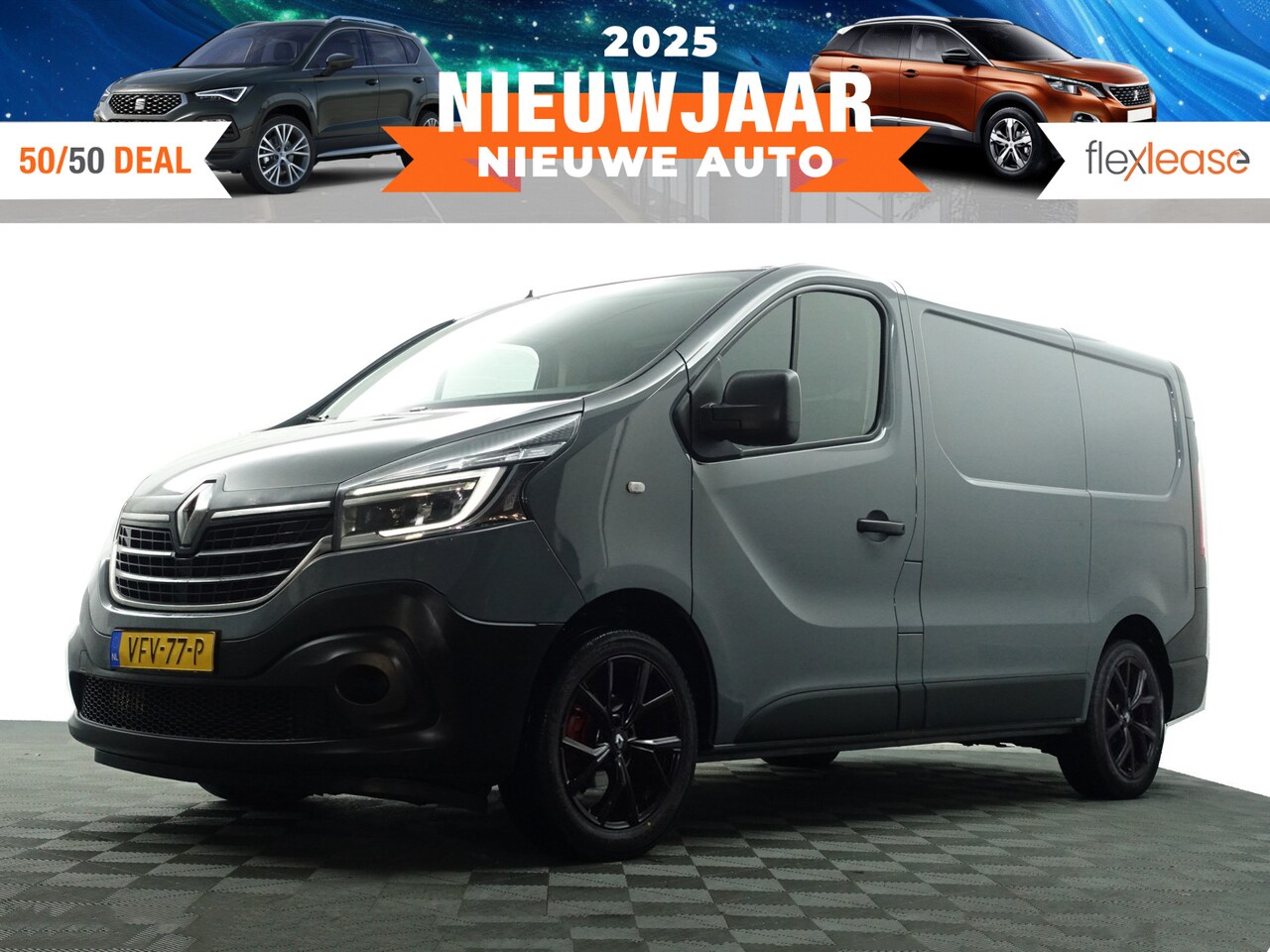 Renault Trafic - 1.6 dCi Euro 6 L1 phase 2 Comfort- 3 Pers, Park Assist, Xenon Led, Cruise, Clima, Grijs Ke - AutoWereld.nl