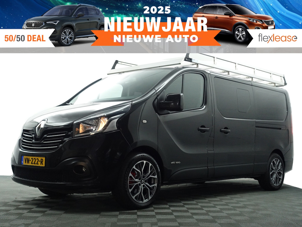 Renault Trafic - 1.6 dCi T29 L2 Sportline- Dubbele Cabine, 5/6 Pers, 2x Schuifdeur, Stoelverwarming, Camera - AutoWereld.nl