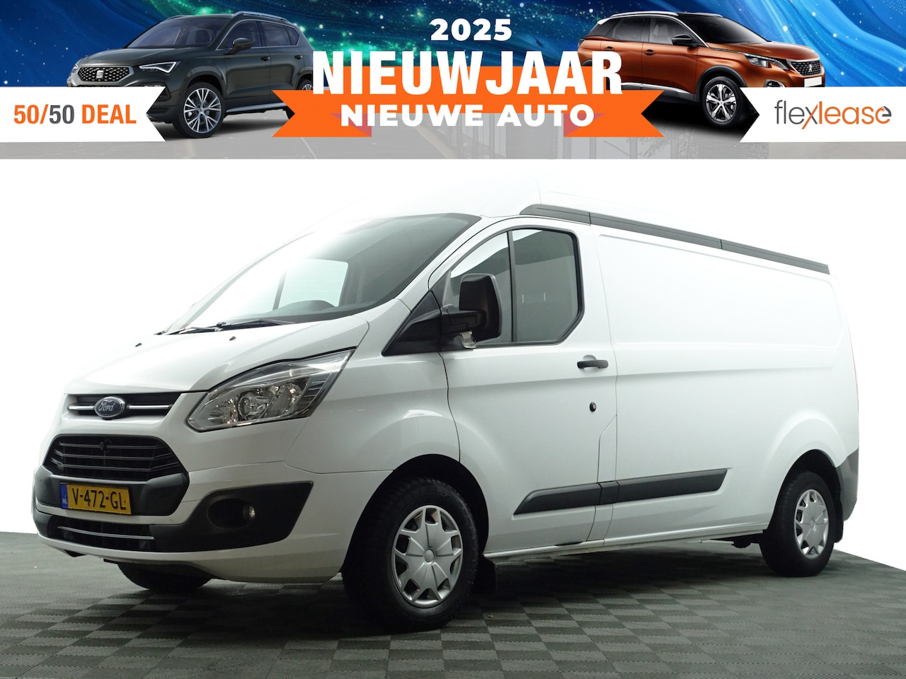 Ford Transit Custom - 310 2.0 TDCI Euro 6 L2H2 Trend- Park Assist, Stoelverwarming, Trekhaak, Clima, Cruise - AutoWereld.nl