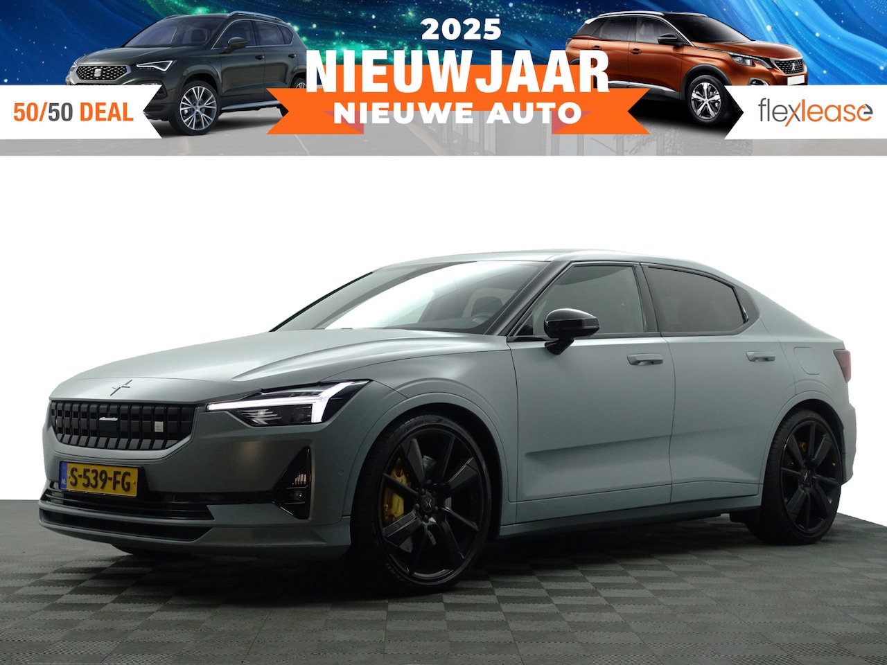 Polestar 2 - Long Range Dual Motor Performance 82 kWh- Harman Kardon, Glazendak, 360 Camera, Ada Cruise - AutoWereld.nl