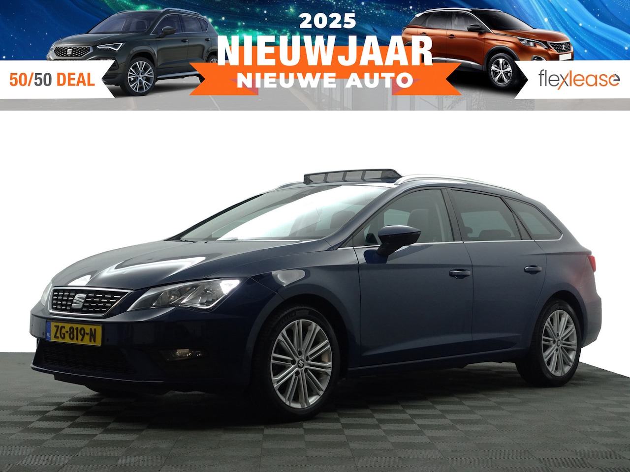 Seat Leon ST - 1.5 TSI Xcellence+ Panodak, Beats Audio, Carplay, Sfeerverlichting, 360 Camera, Keyless, P - AutoWereld.nl