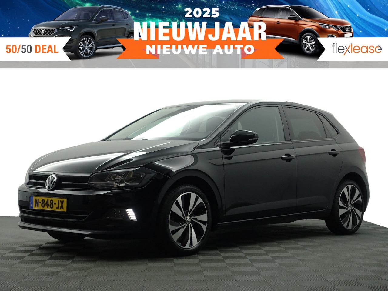 Volkswagen Polo - 1.0 TSI Highline Aut- Keyless, Stoelverwarming, Park Assist, Led, Front Assist, Cruise - AutoWereld.nl