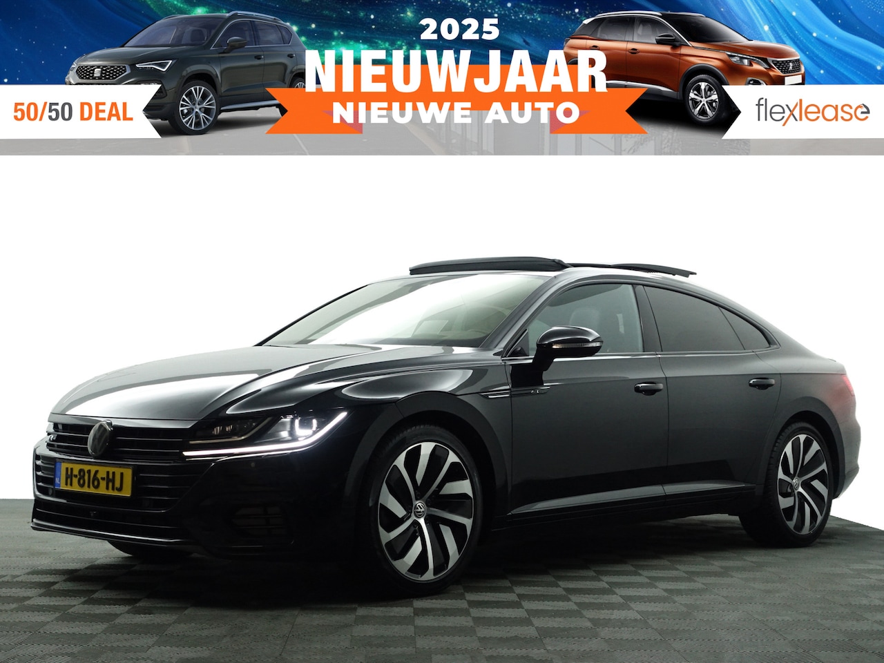 Volkswagen Arteon - 2.0 TSI R Performance+ Aut- Panodak, Stoel Massage, Head Up, Carplay, Standkachel, 360 Cam - AutoWereld.nl