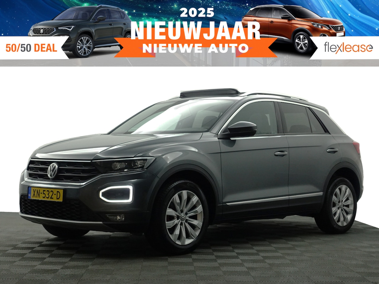 Volkswagen T-Roc - 1.5 TSI R Line Sport Aut- Panodak, Sfeerverlichting, Ada Cruise, Dynamic Select, Carplay, - AutoWereld.nl