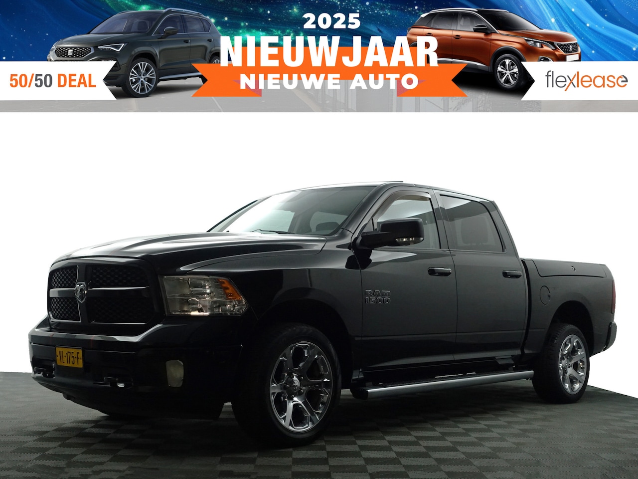 Dodge Ram 1500 - 3.6 V6 4x4 Quad Cab 6'4- Dubbele Cabine, LPG G3, Schuifdak, Stuur/Stoelverwarming, Camera, - AutoWereld.nl