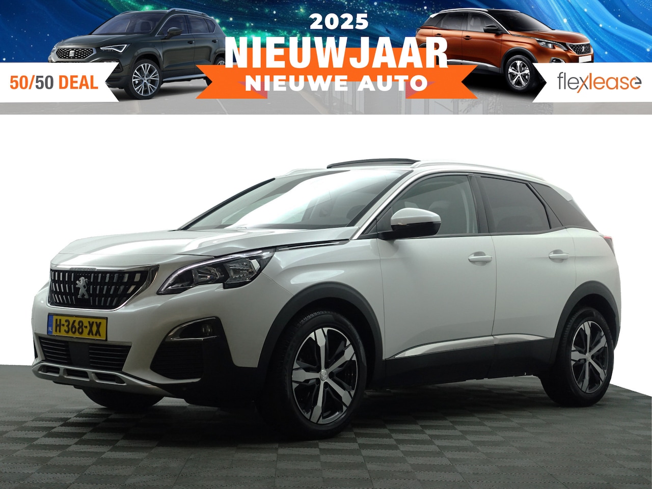 Peugeot 3008 - 1.2 PureTech Crossway Aut- Panodak, Carplay, 360 Camera, Sfeerverlichting, Stoelverwarming - AutoWereld.nl