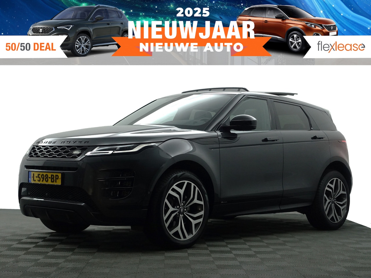 Land Rover Range Rover Evoque - 2.0 P200 AWD R-Dynamic HSE- Panoramadak, Sfeerverlichting, Memory, Meridian Audio, Dual Vi - AutoWereld.nl