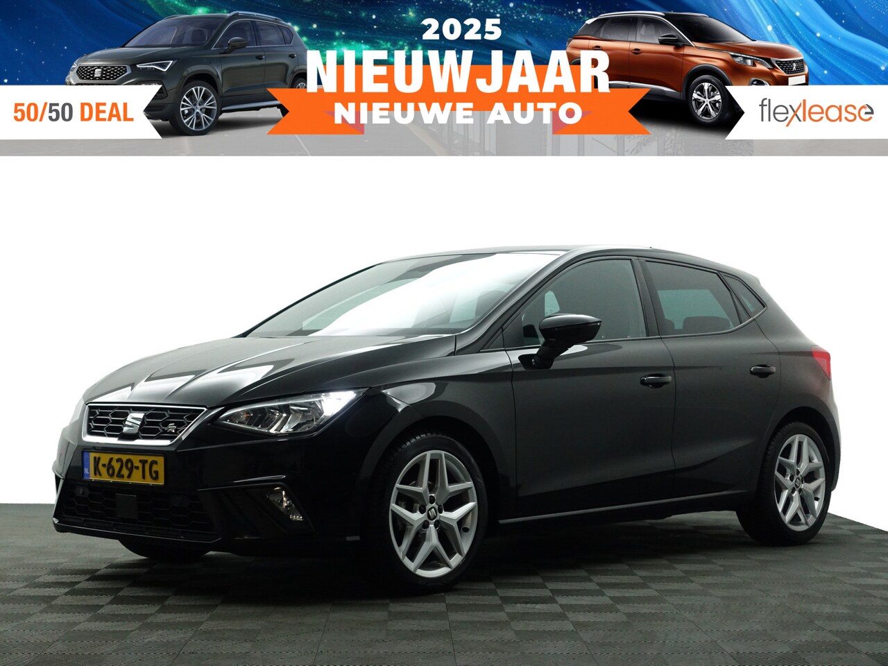 Seat Ibiza - 1.0 TSI FR Business Intense- CarPlay, Camera, Dynamic Select, Sfeerverlichting, Park Assis - AutoWereld.nl