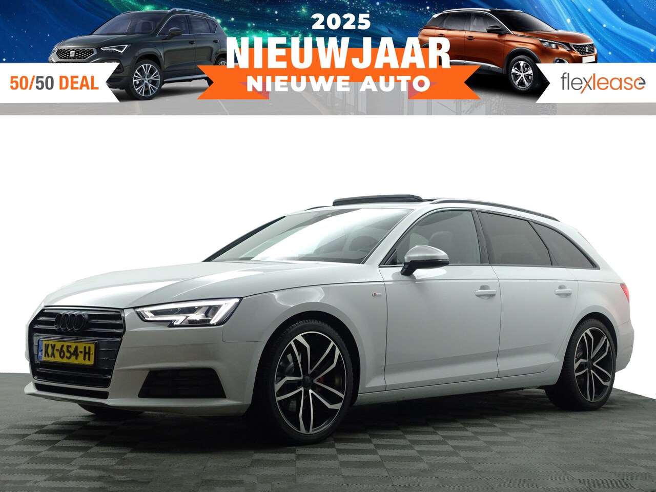 Audi A4 Avant - 1.4 TFSI S Line Black Optic Aut- Panoramadak, Sfeerverlichting, Xenon Led, Keyless, Dynami - AutoWereld.nl