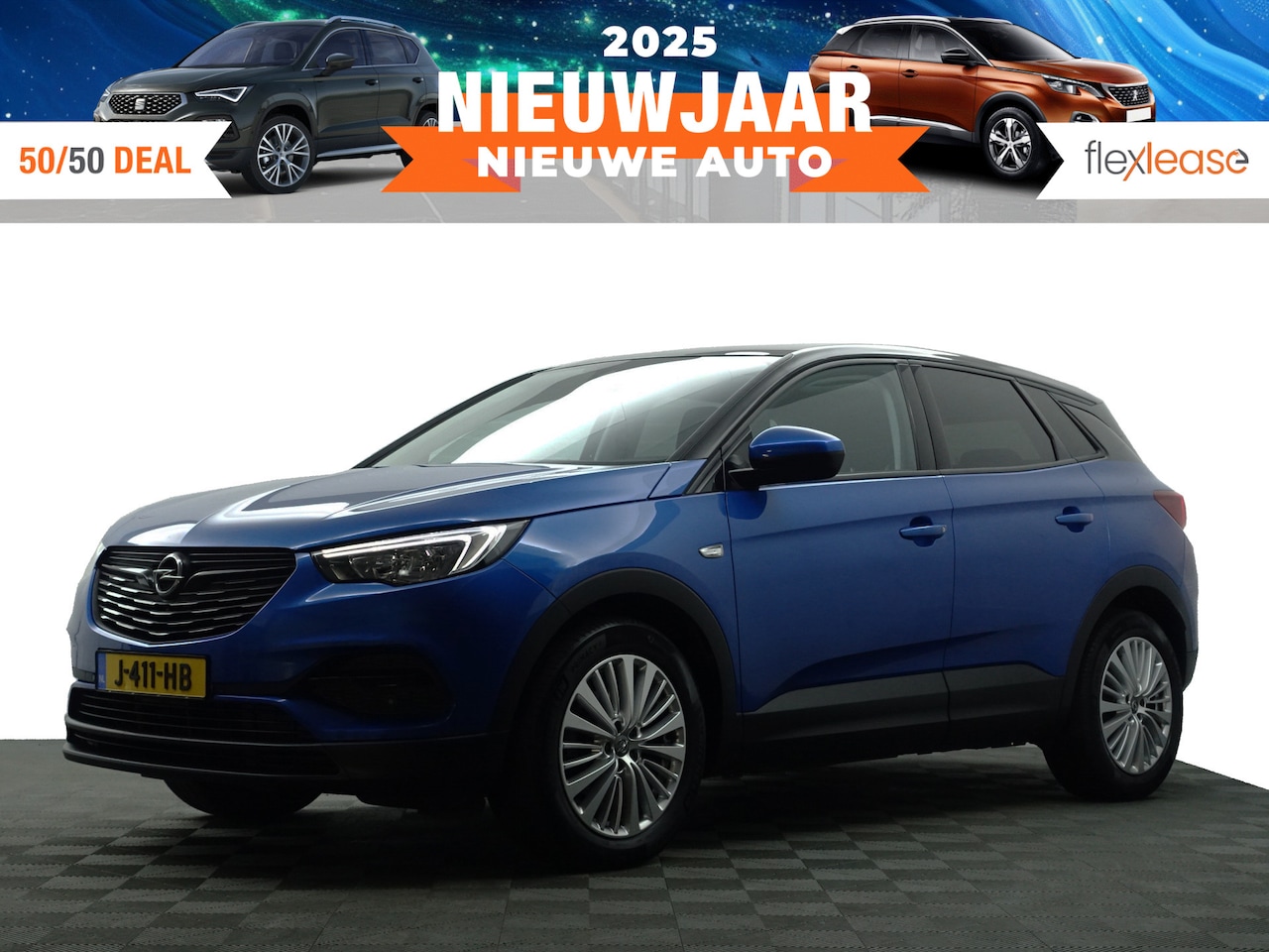 Opel Grandland X - 1.2 Turbo Edition Aut- Two Tone, Panodak, Park Assist, Carplay, Lane Assist, Sfeerverlicht - AutoWereld.nl