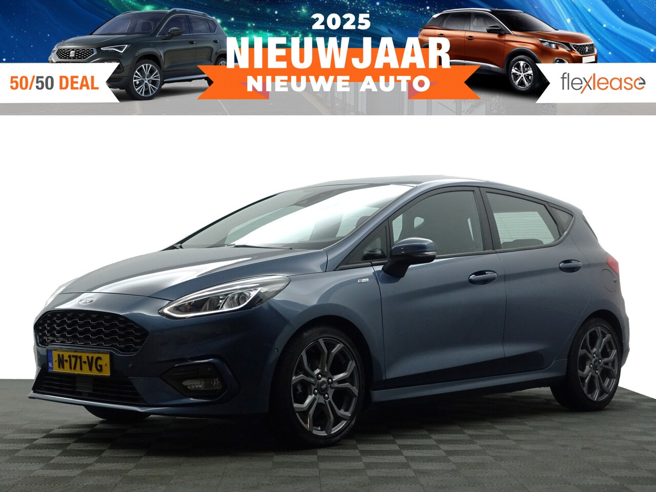 Ford Fiesta - 1.0 EcoBoost Hybrid ST-Line X- Bang Olufsen, Xenon Led, Carplay, Stuur/Stoelverwarming, Pa - AutoWereld.nl