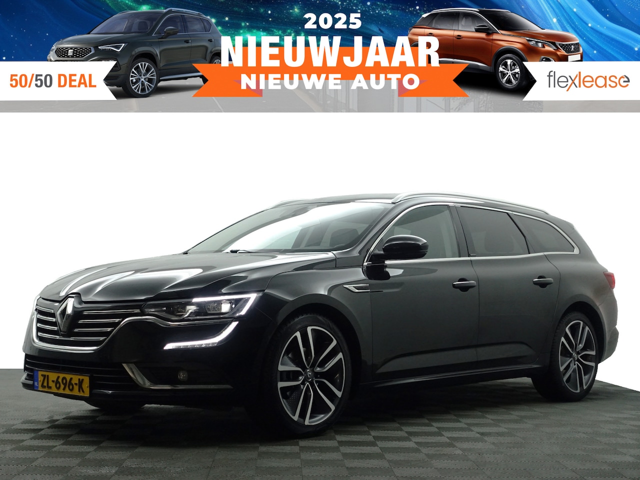 Renault Talisman Estate - 1.3 TCe Intens Aut- 4 Control, Stoelmassage, Bose Audio, Sfeerverlichting, Carbon, Lane As - AutoWereld.nl