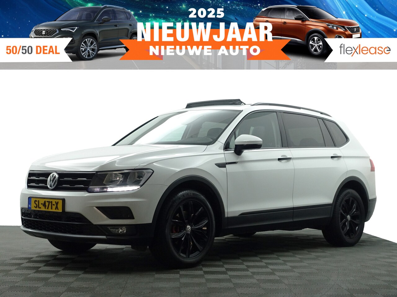 Volkswagen Tiguan Allspace - 1.4 TSI R Line Aut- 7 Pers, Panodak, Stoelmassage, CarPlay, Ada Cruise, Virtual Cockpit, L - AutoWereld.nl